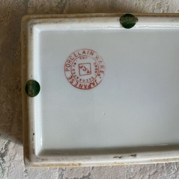 Japanese Porcelain Ware trinket box Warrior Horse - Picture 8 of 11